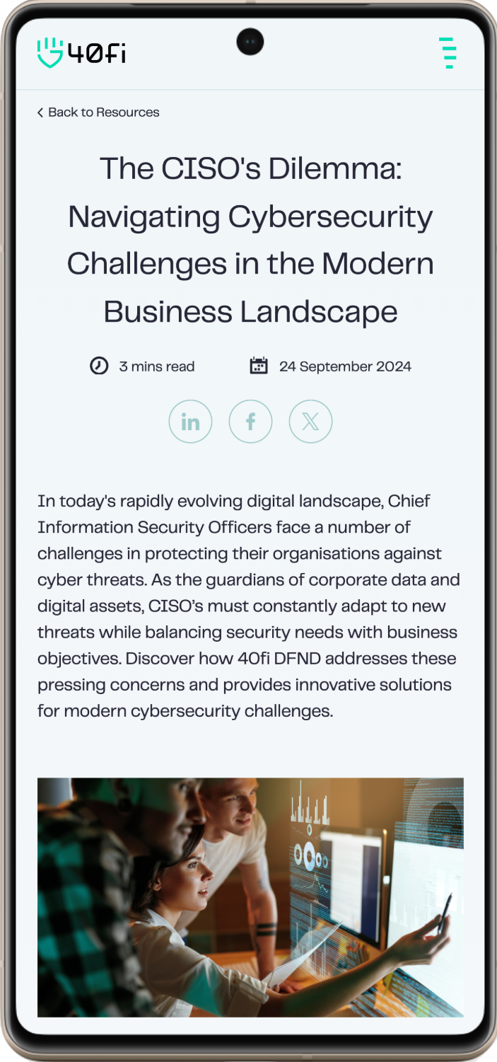 40fi resources page screenshot